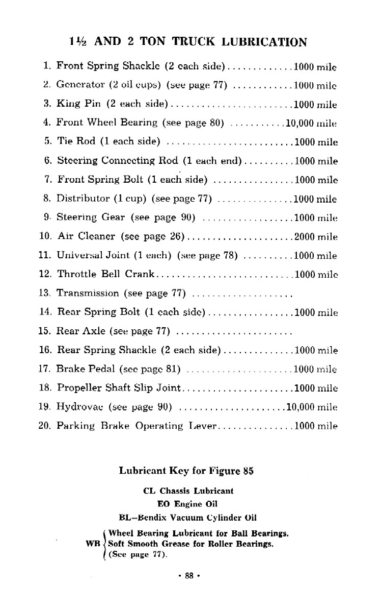 1952 Chevrolet Trucks Operators Manual Page 9